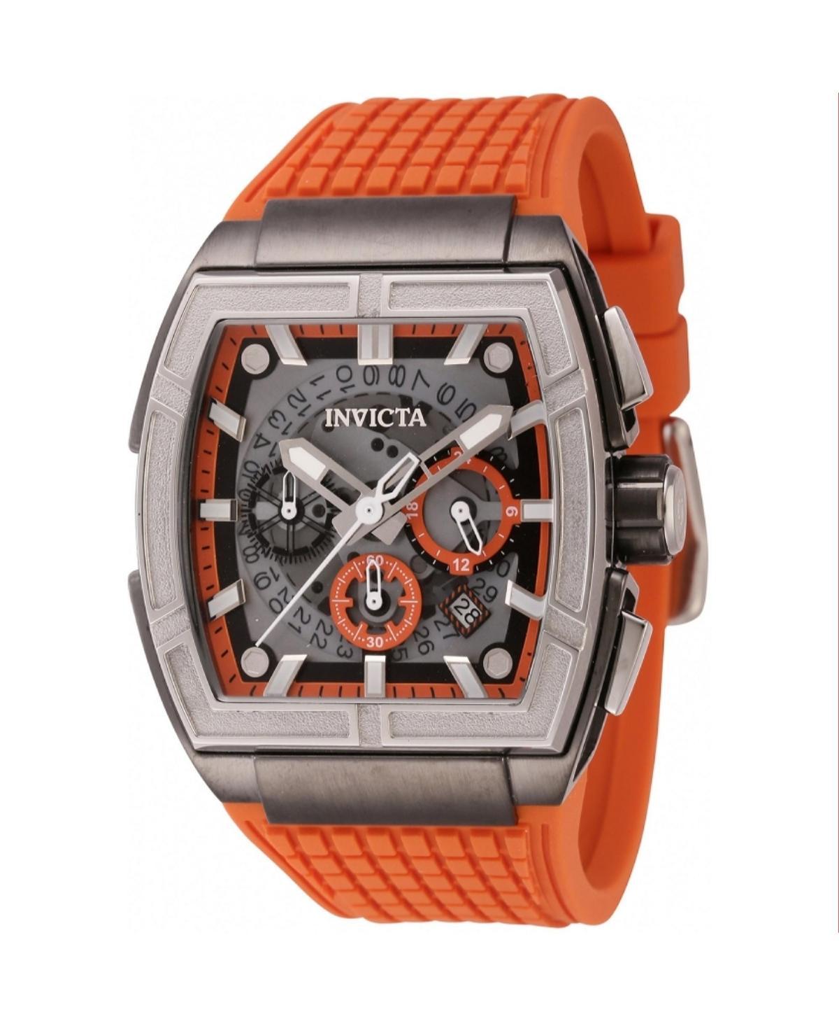 Invicta Mens 44889 S1 Rally Quartz Multifunction Orange, Black Dial Watch - Black Product Image