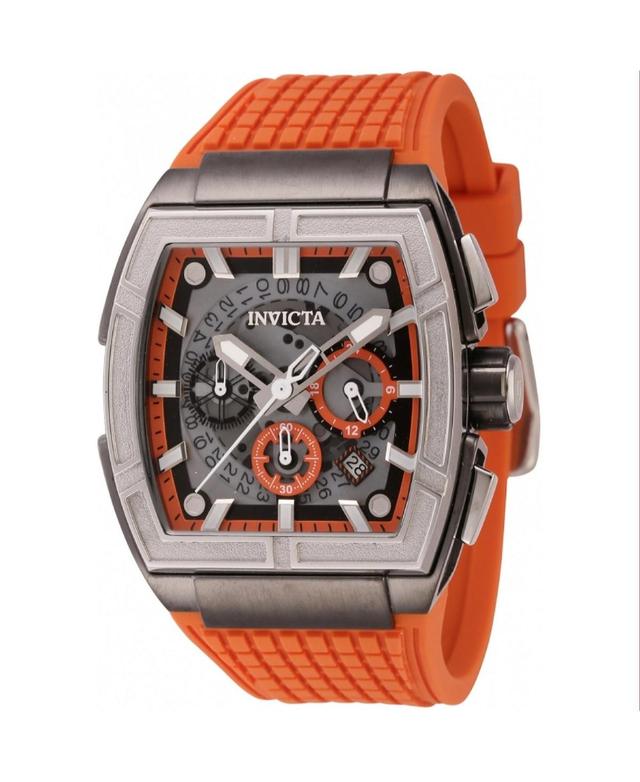 Invicta Mens 44889 S1 Rally Quartz Multifunction Orange, Black Dial Watch - Black Product Image