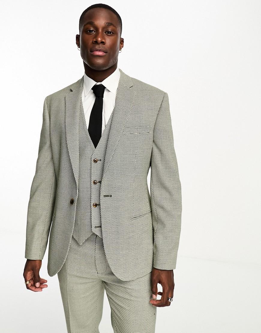 ASOS DESIGN Wedding skinny suit jacket Product Image