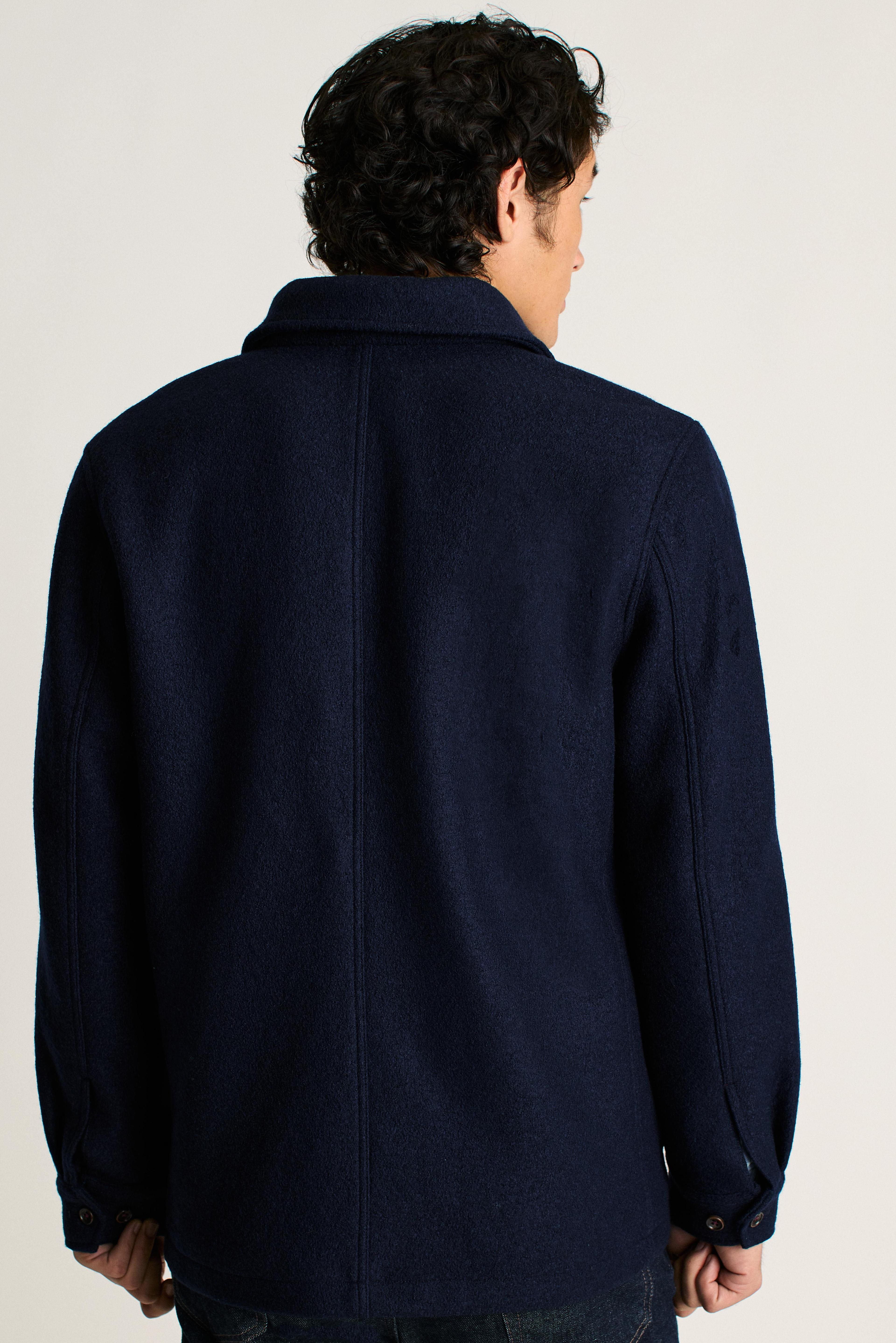 Italian Brushed Wool Chore Jacket Product Image