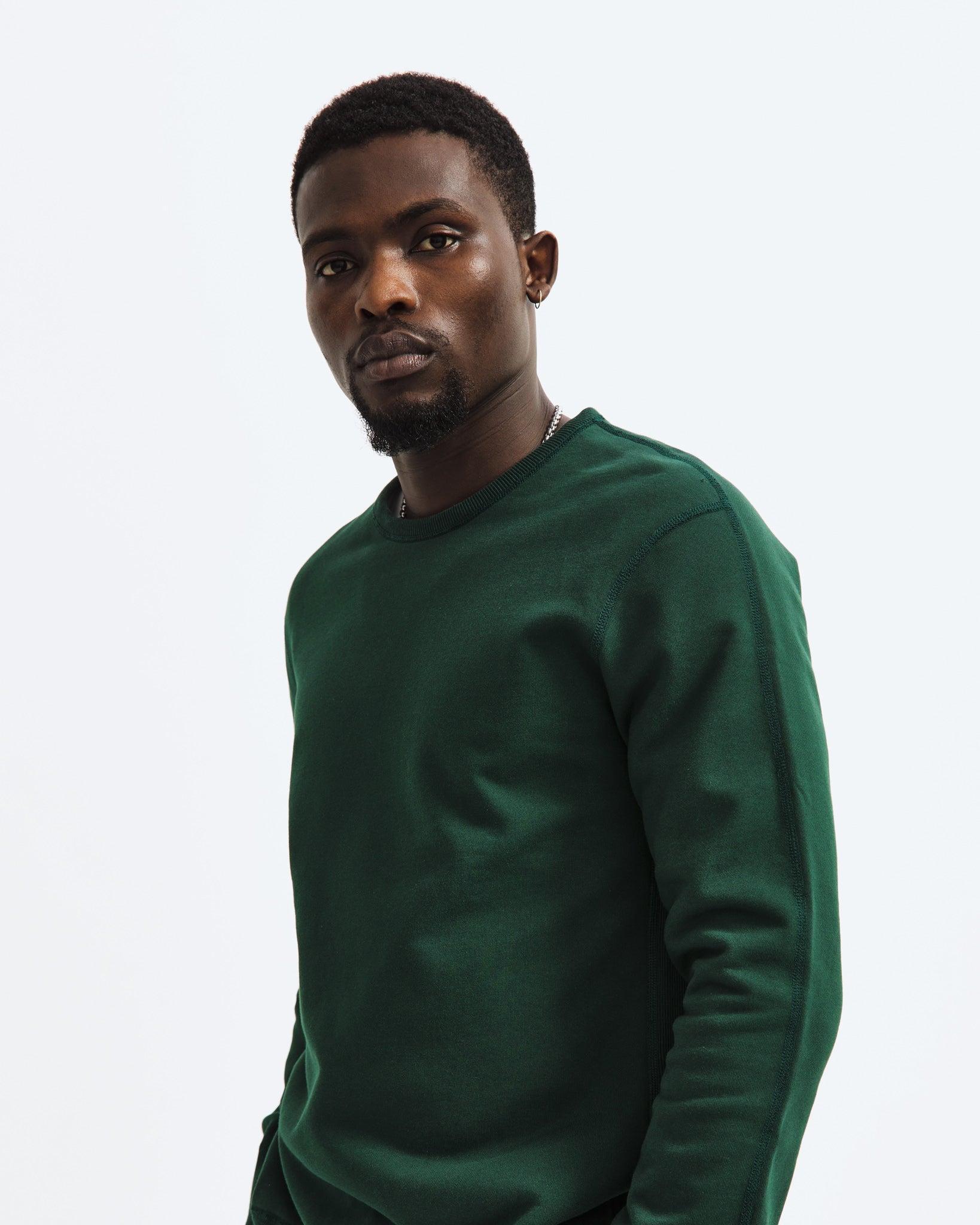 Midweight Terry Slim Crewneck Male Product Image