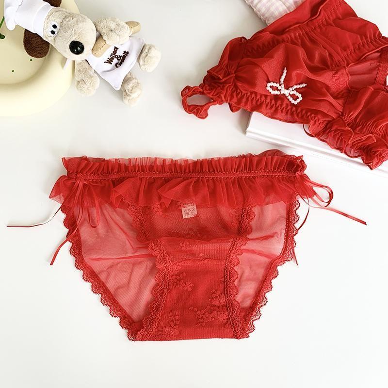 Plain Ruffle Trim Panty Product Image