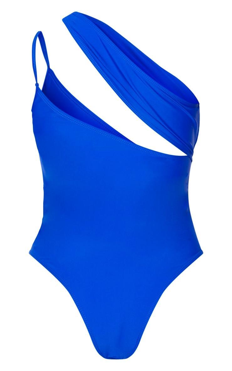 Cobalt Asymmetric Double Strap Swimsuit Product Image