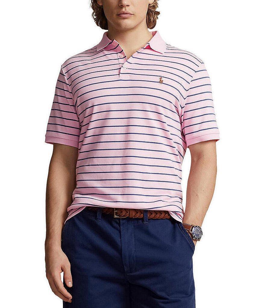 Polo Ralph Lauren Classic Fit Striped Short Sleeve Cotton Polo Shirt Product Image