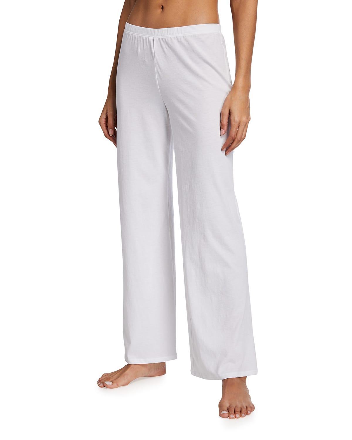 Christine Wide-Leg Organic Cotton Lounge Pants Product Image