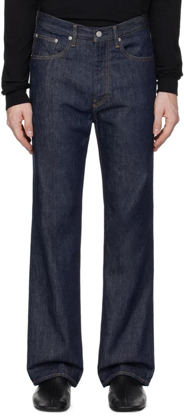 AURALEE Indigo Hard Twist Denim 5p Jeans In Blue Product Image