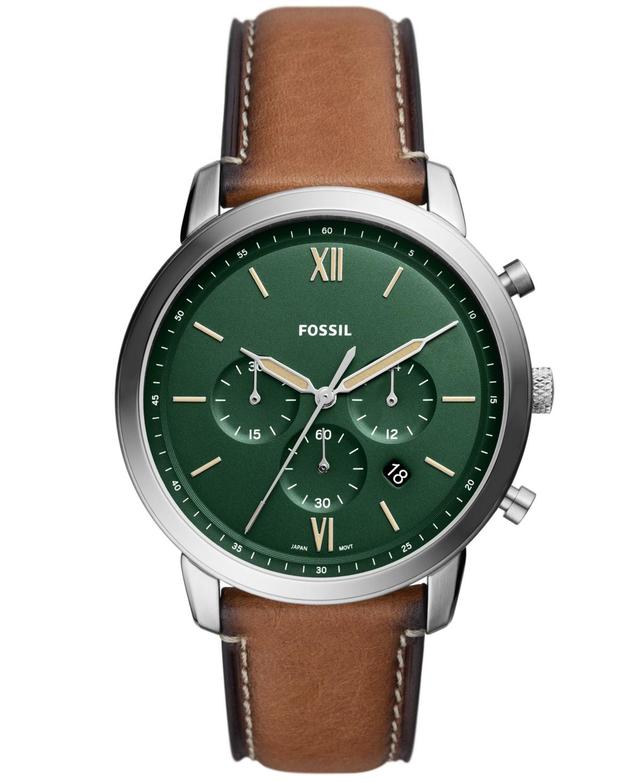 Fossil Neutra Chronograph Leather Strap Watch, 44mm Product Image