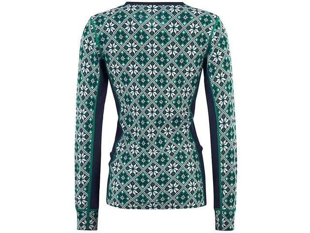 KARI TRAA Rose Long Sleeve (Azure) Women's Clothing Product Image