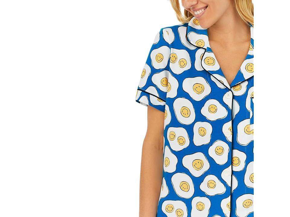 Bedhead PJs Zappos Print Lab: Sunny Side Up Short Sleeve Shorty Set (Sunny Side Up) Women's Pajama Sets Product Image