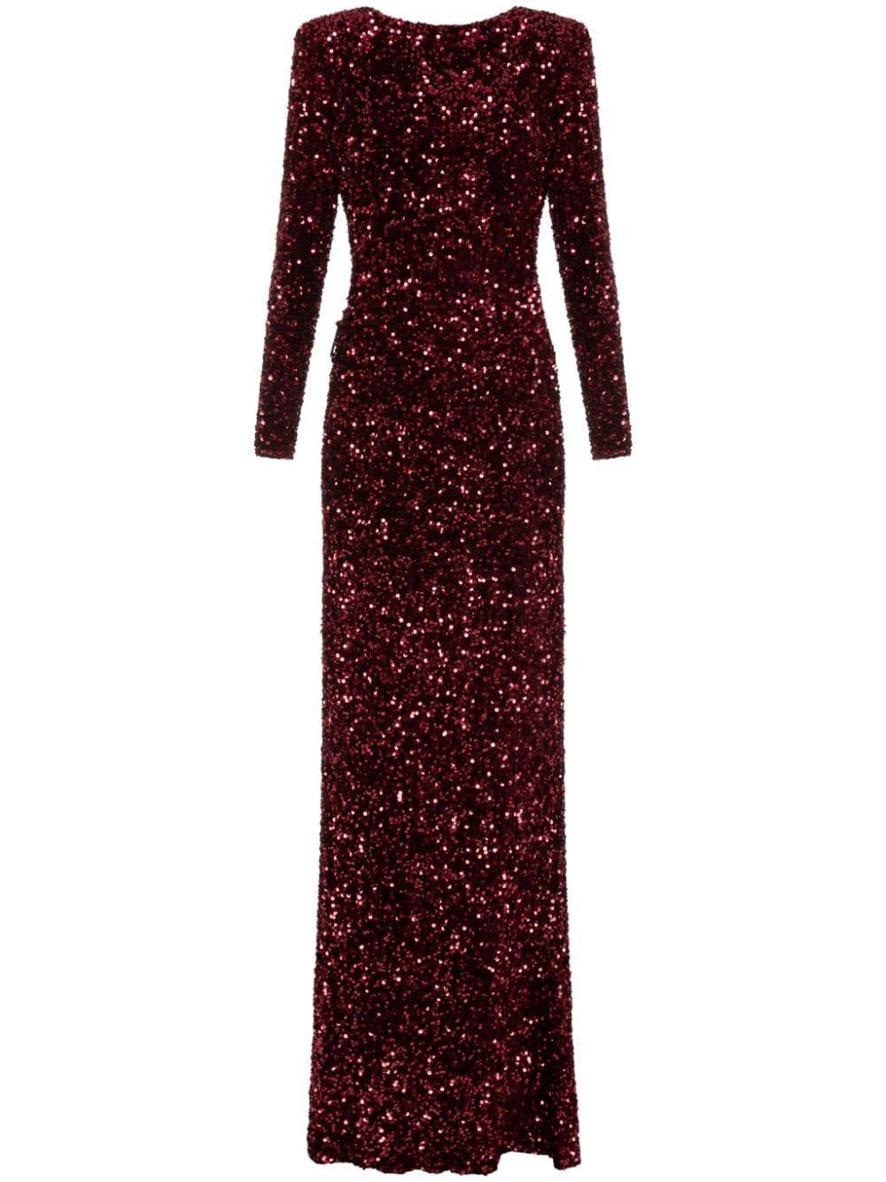 sequin-embellished maxi dress Product Image