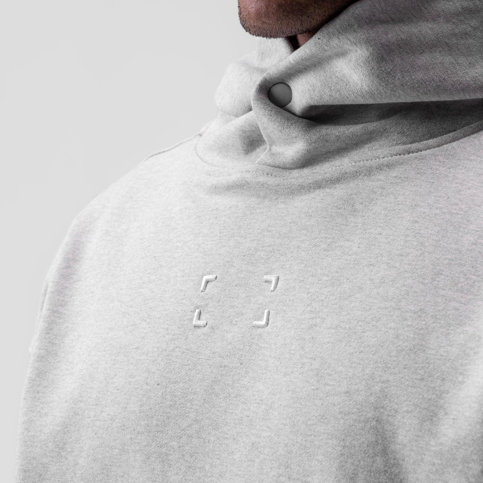 0648. Tech-Terry™ Hoodie - Heather Grey "Space Bracket" Product Image