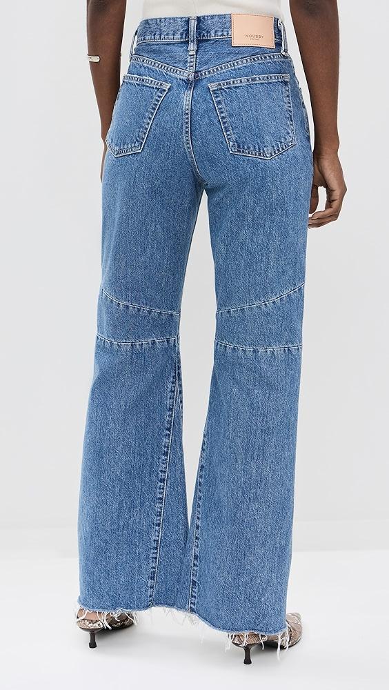 MOUSSY VINTAGE MV Riviera Switching Flare Jeans | Shopbop Product Image