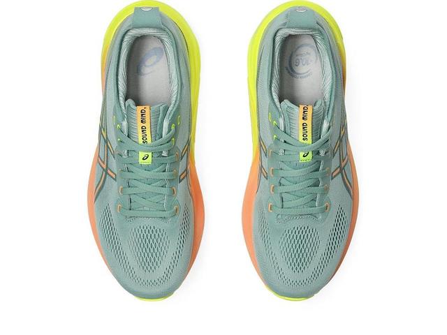 ASICS Men's GEL-Kayano 31 Paris (Light Celadon/Safety Yellow) Men's Running Shoes Product Image