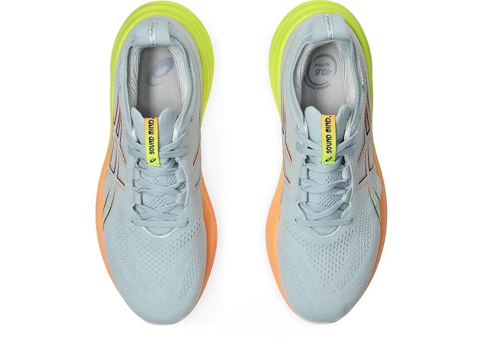 ASICS Men's GEL-Nimbus 26 Paris (Cool Grey/Safety Yellow) Men's Running Shoes Product Image