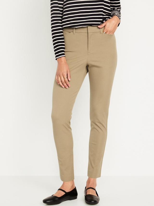 High-Waisted Pixie Skinny Ankle Pants Product Image