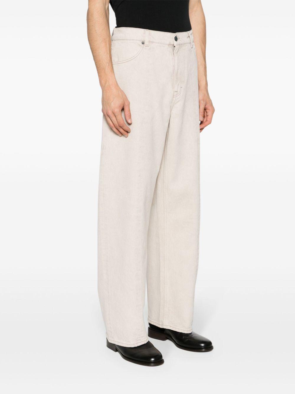 OUR LEGACY Fatigue High-rise Wide-leg Jeans In Neutrals Product Image