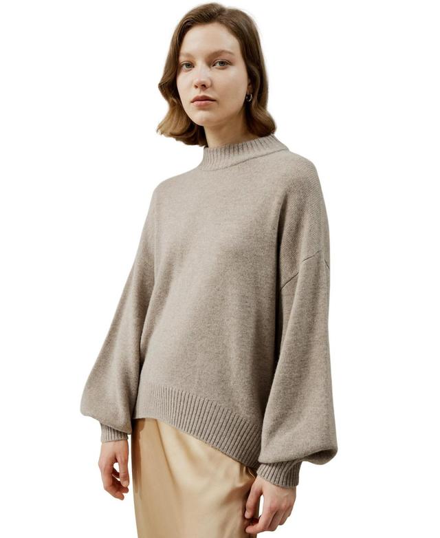 Lilysilk Womens Drop shoulder Wool Sweater for Women Product Image