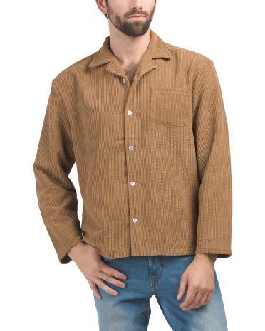 Corduroy Shirt for Men | Polyester Product Image