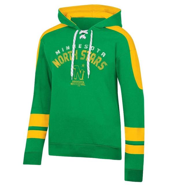 NHL Minnesota North Stars Mens Vintage Lace-Up Fleece Hooded Sweatshirt Product Image