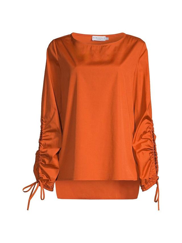 Womens Catarina Drawstring Sleeves Tunic Product Image