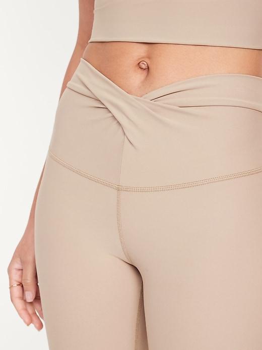 Extra High-Waisted PowerSoft Twist-Front Leggings Product Image