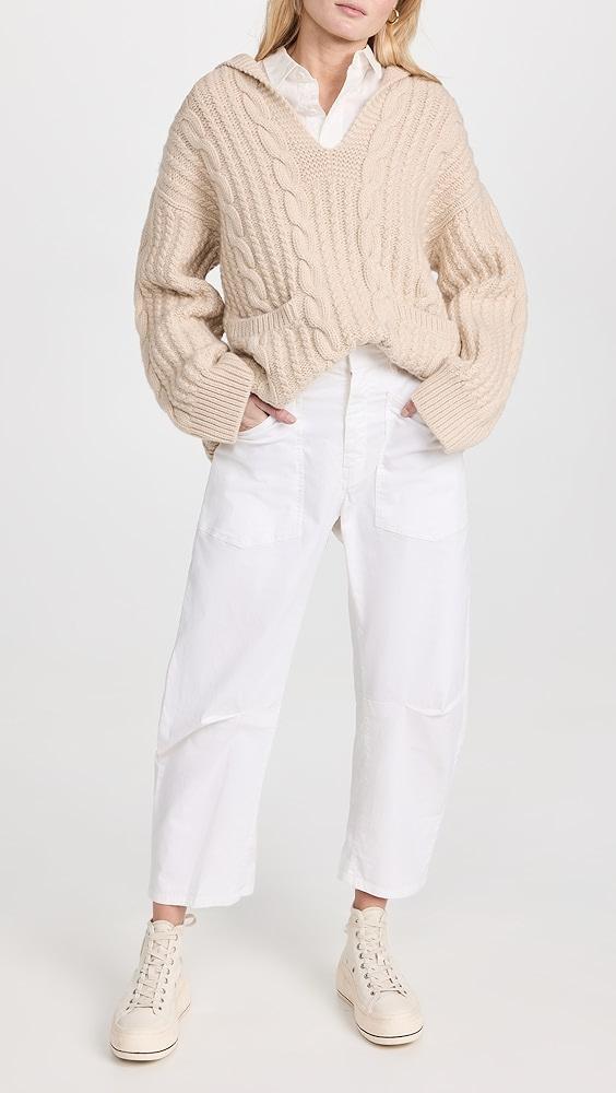 Nili Lotan Shon Twill Pants | Shopbop Product Image