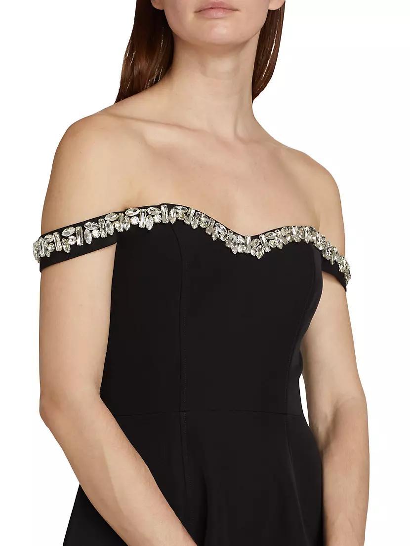 Blaire Embellished Off-The-Shoulder Minidress Product Image