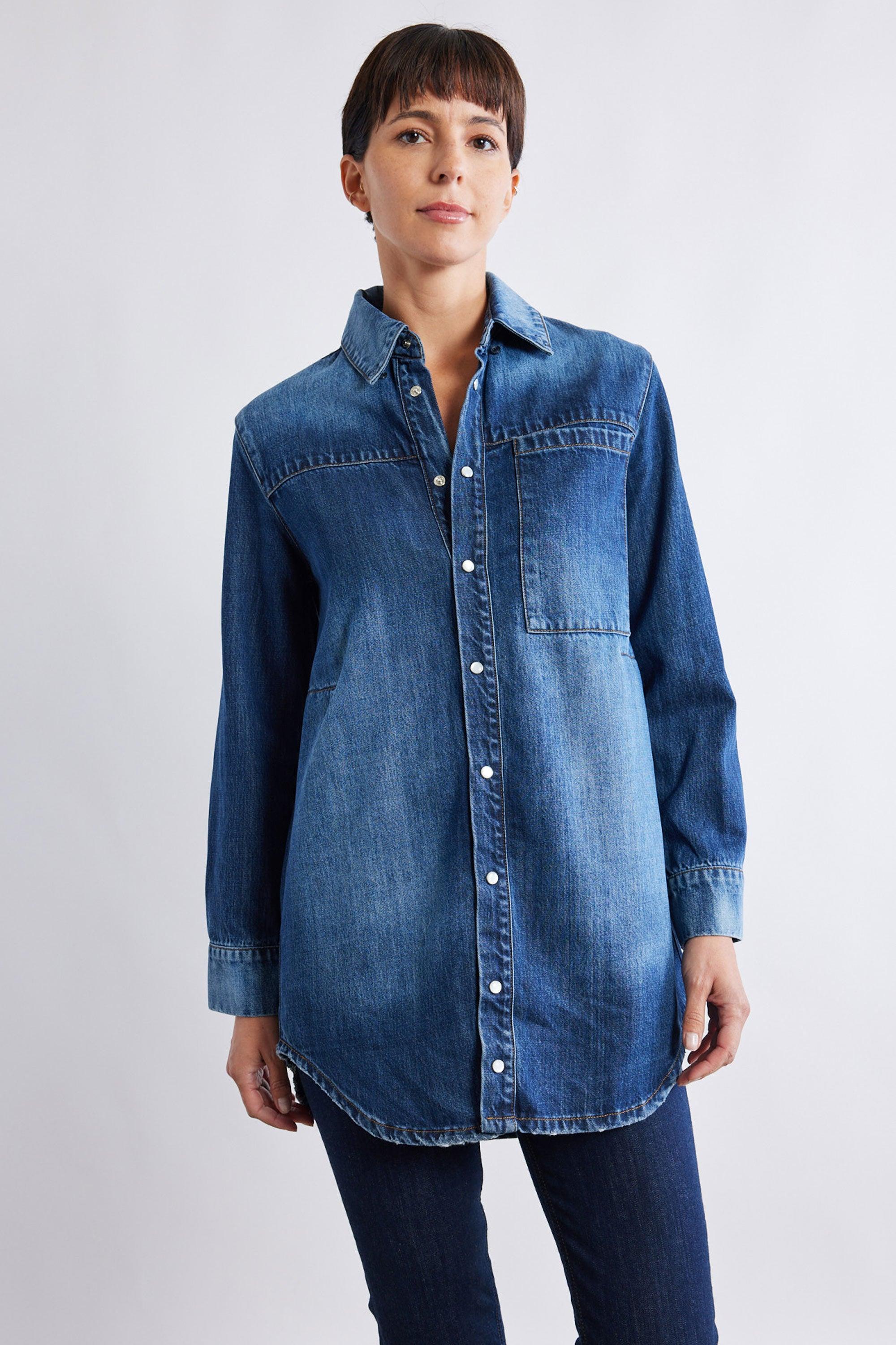 Relaxed Light Denim Tunic product image