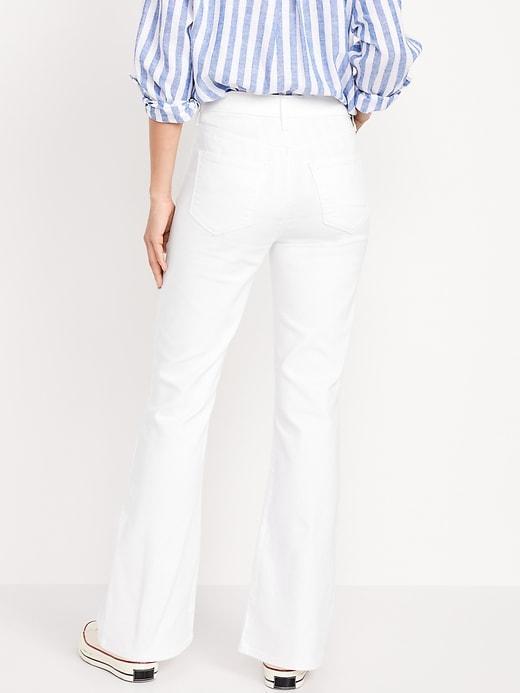 High-Waisted Wow Flare Jeans Product Image