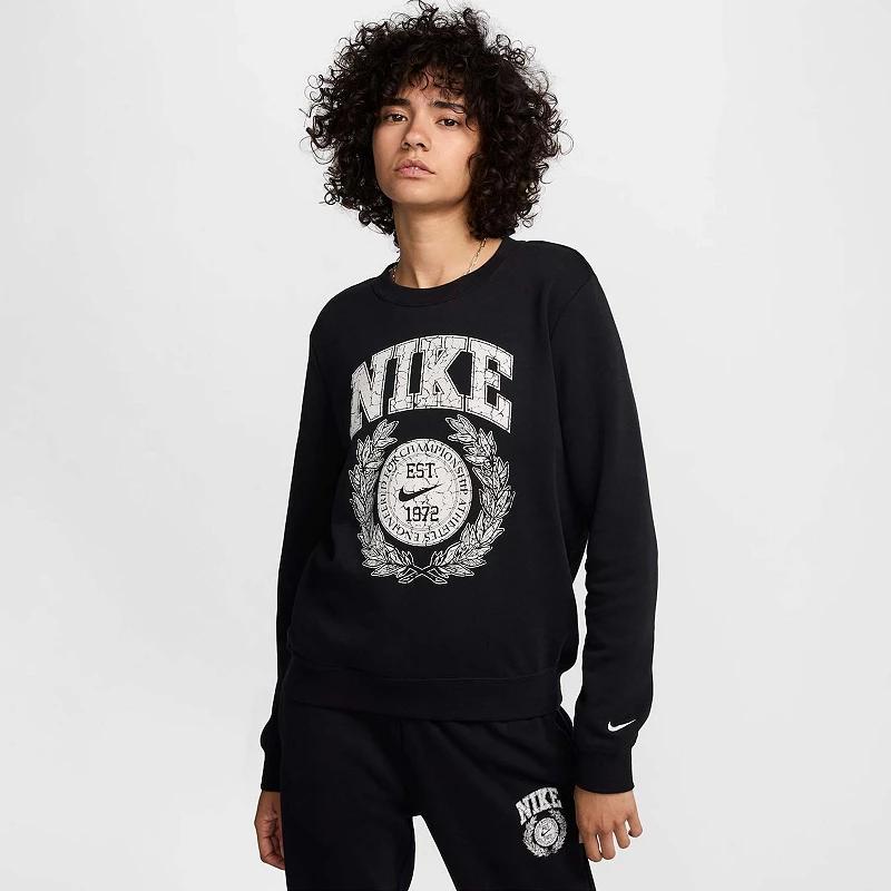 Womens Nike Sportswear Club Fleece Crew-Neck Sweatshirt Product Image