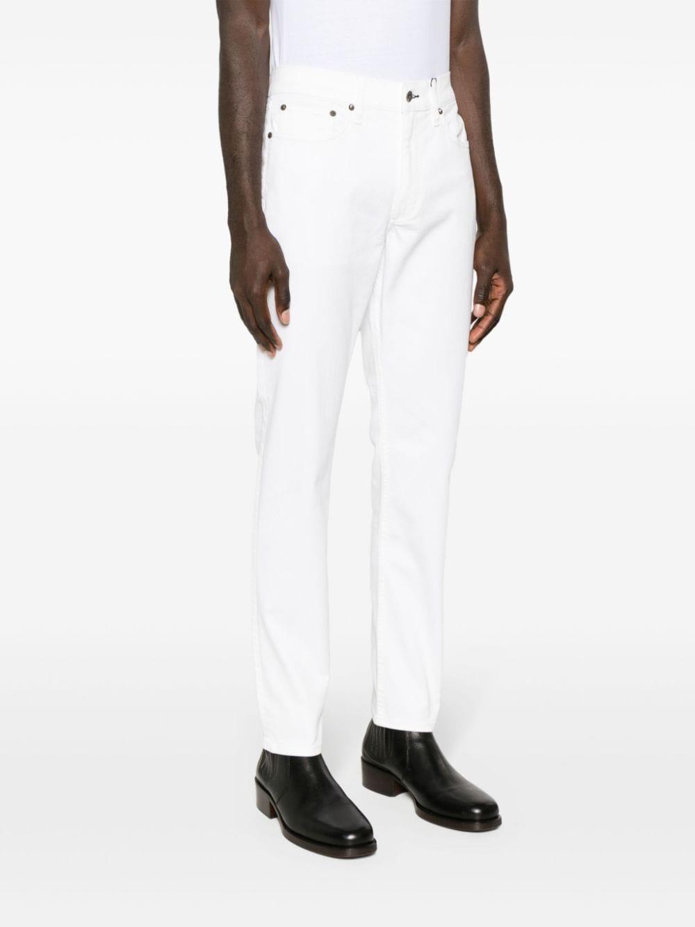 Fit 2 Mid-rise Slim-fit Jeans In White Product Image