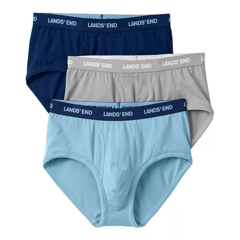 Lands End Mens Comfort Knit Brief 3 Pack Product Image