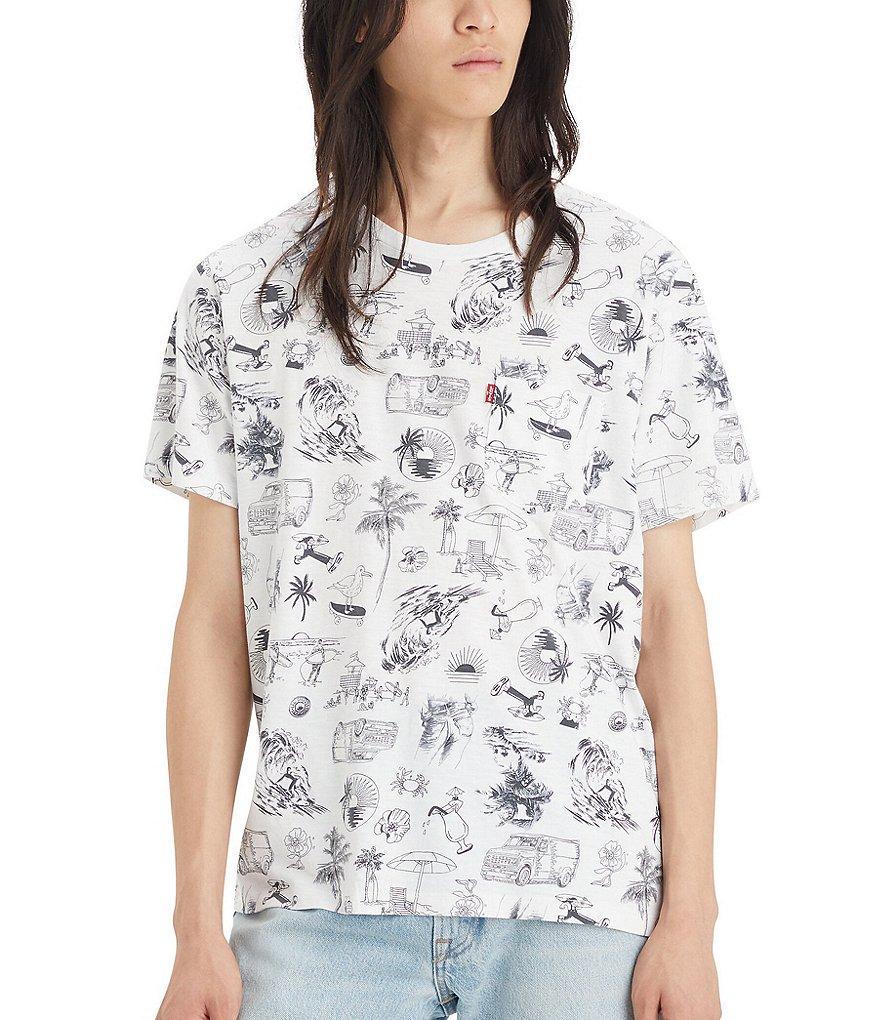 Levi's® Classic-Fit Short Sleeve Printed Pocket T-Shirt Product Image