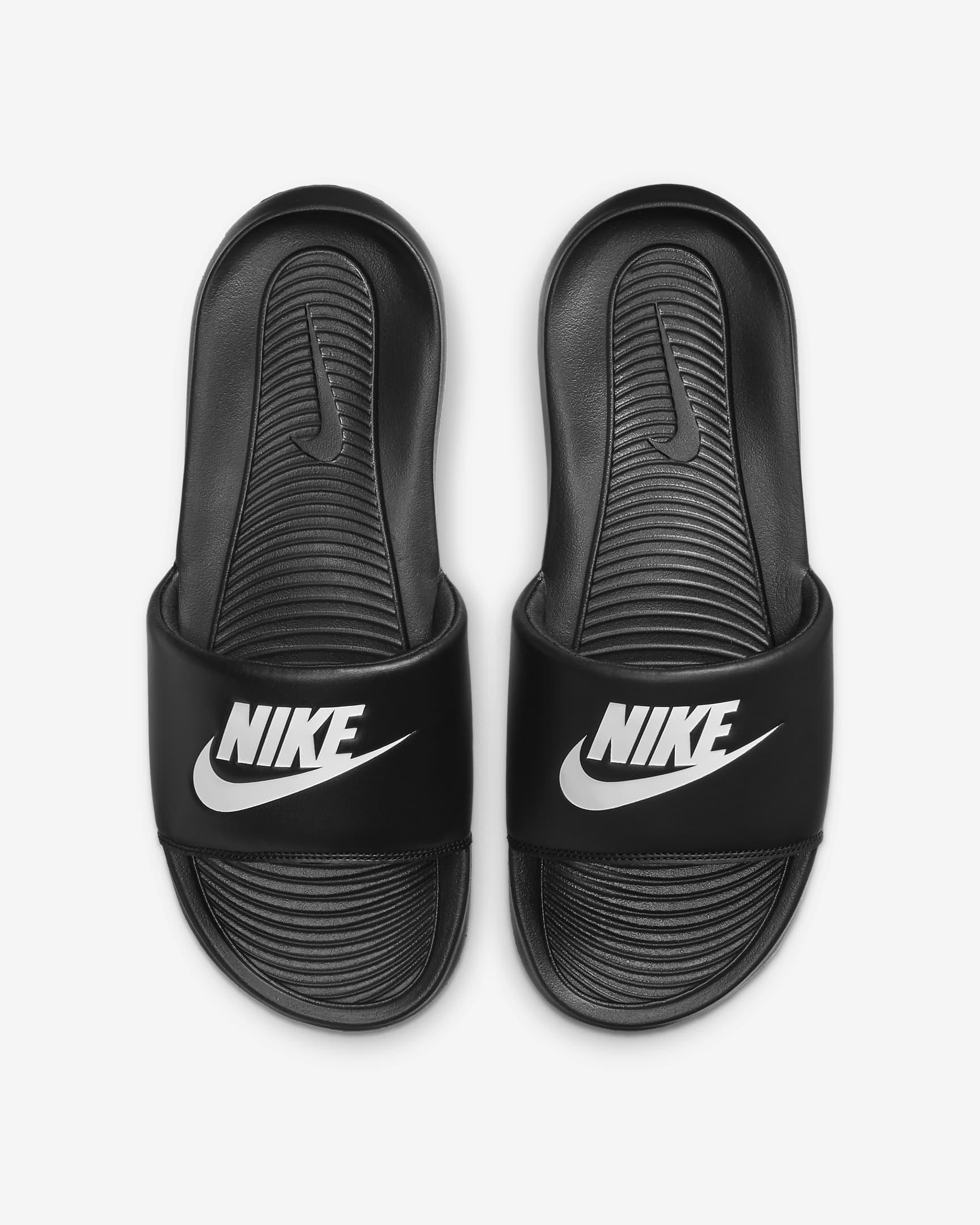 Nike Victori One Mens Slide Sandals White Product Image