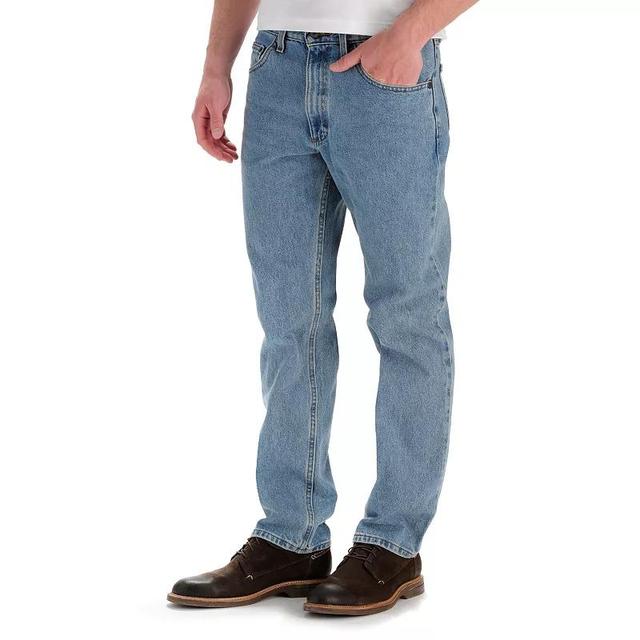 Mens Lee Regular Fit Straight Leg Jeans Light Grey Product Image