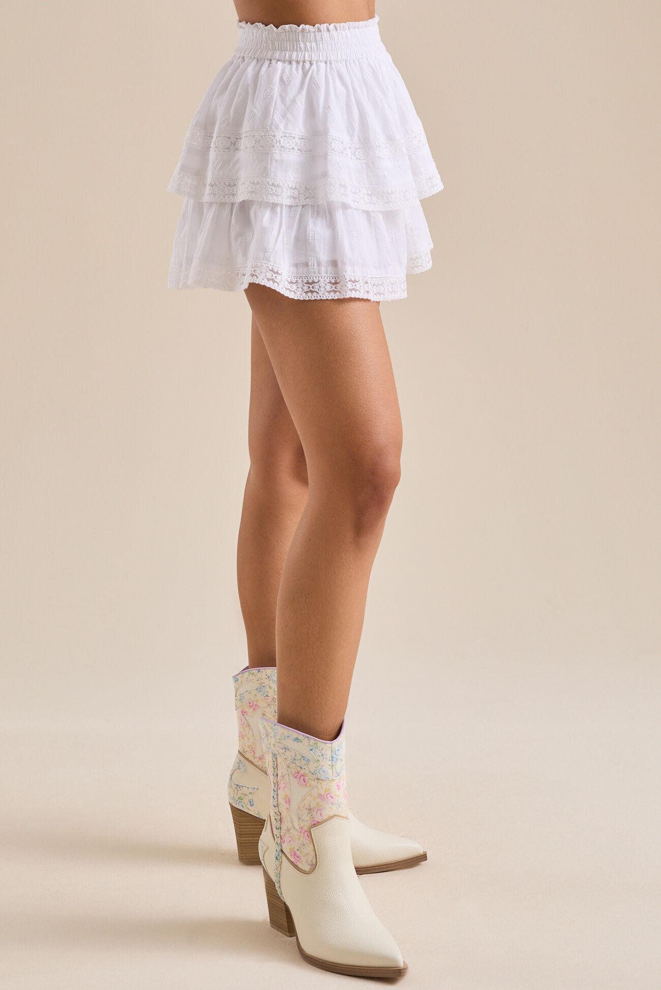 Raleigh Layered Lace Shorts Product Image