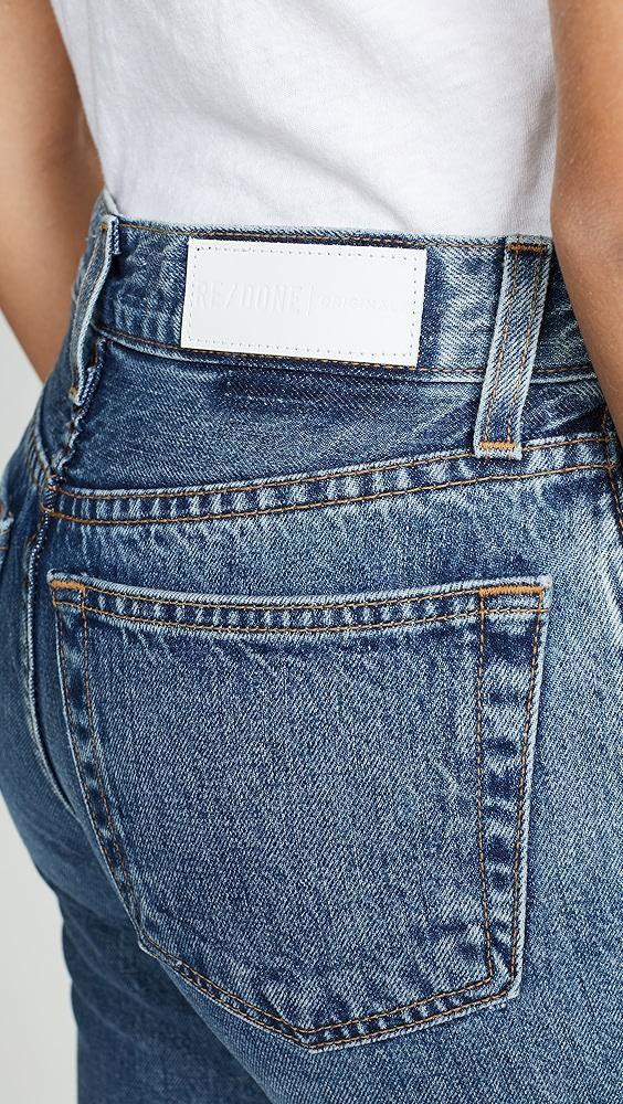 RE/DONE High Rise Rigid Stove Pipe Jeans | Shopbop Product Image