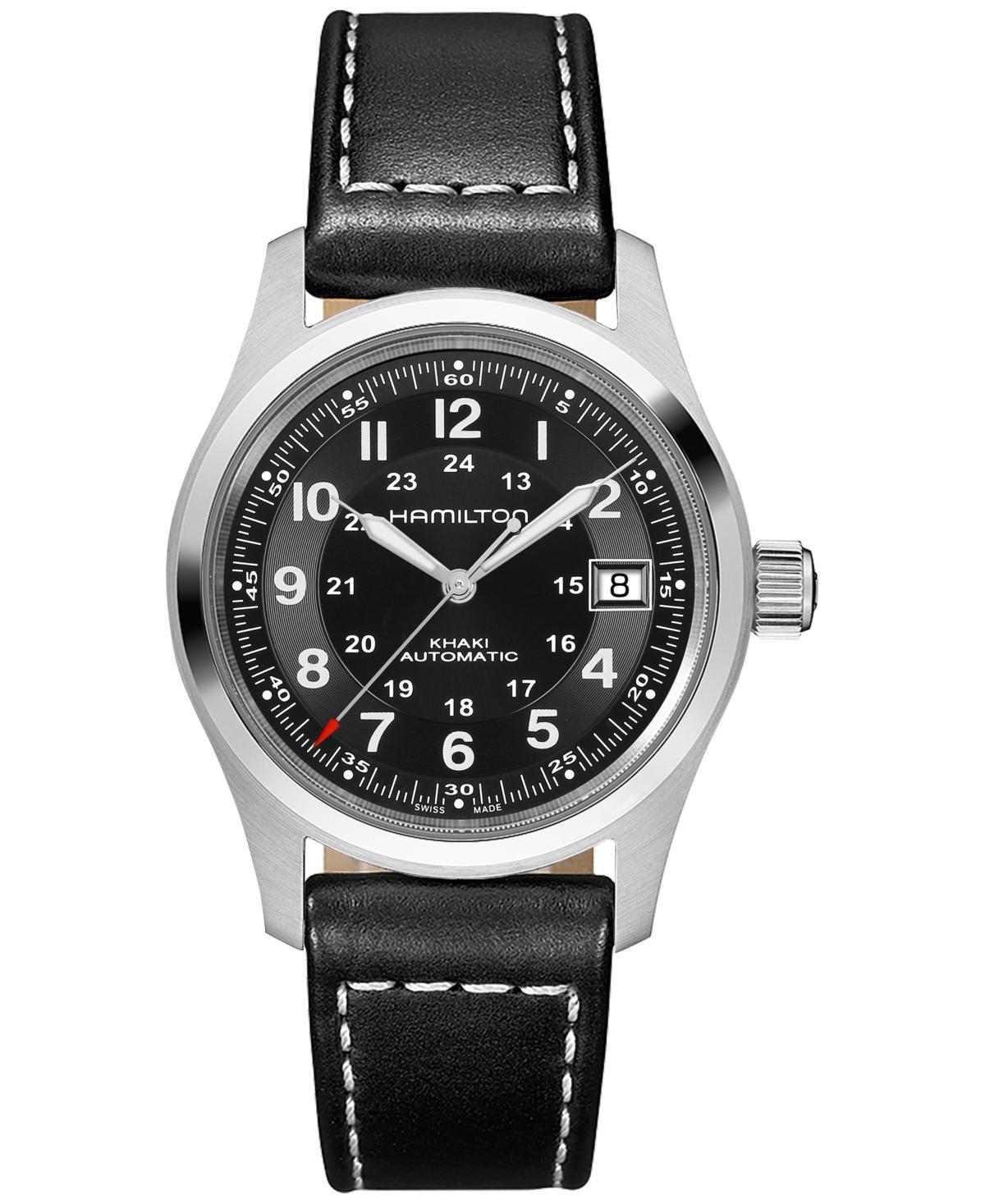 Hamilton Khaki Field Automatic Leather Strap Watch, 38mm Product Image