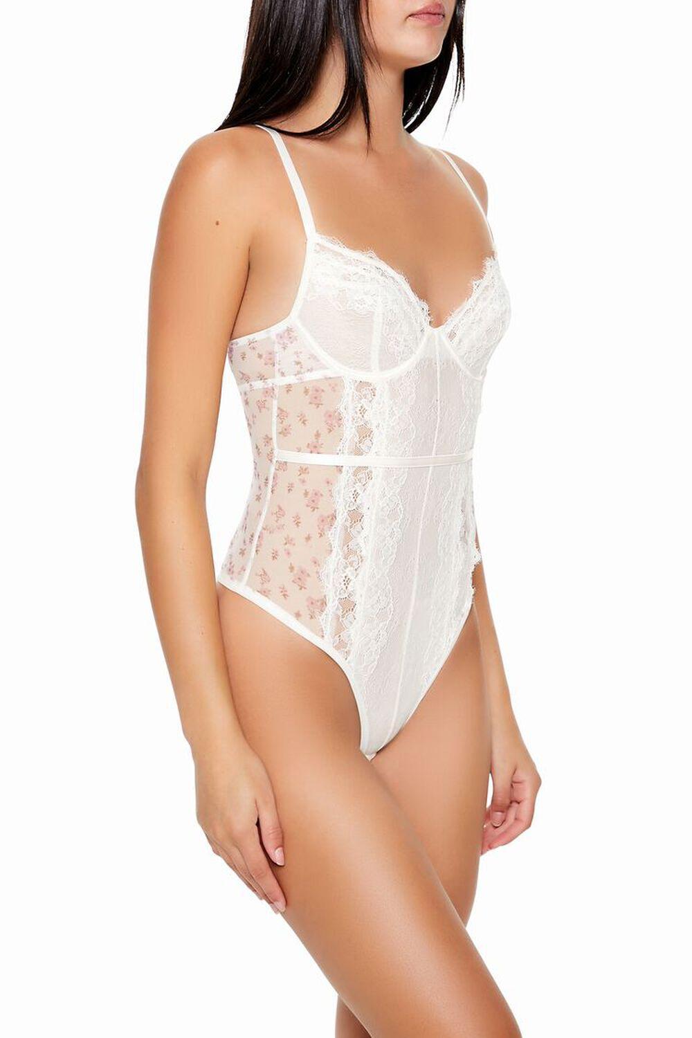 Floral Lace Lingerie Bodysuit | Forever 21 Product Image