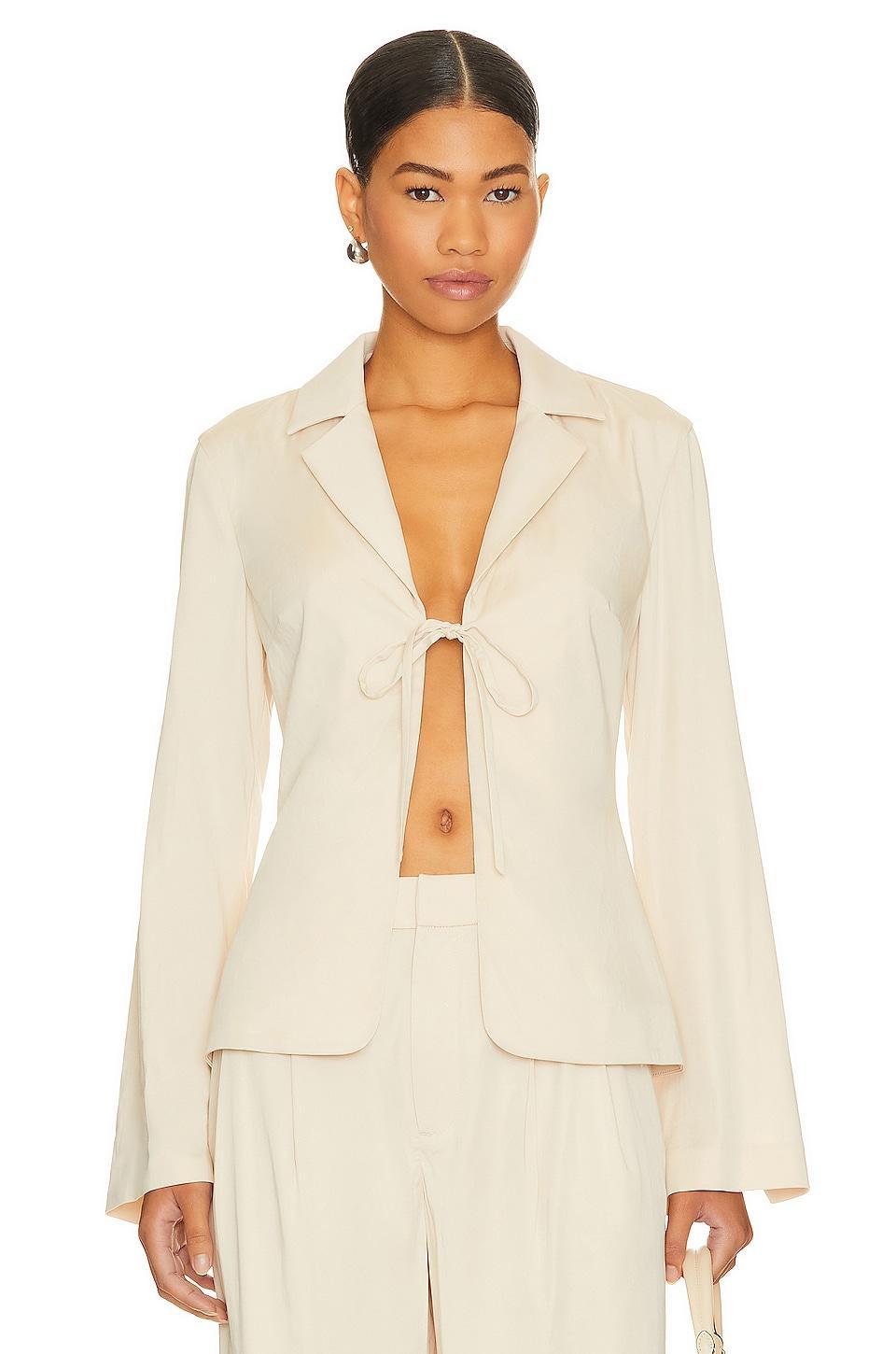 Franca Tie Front Blazer Top LPA Product Image