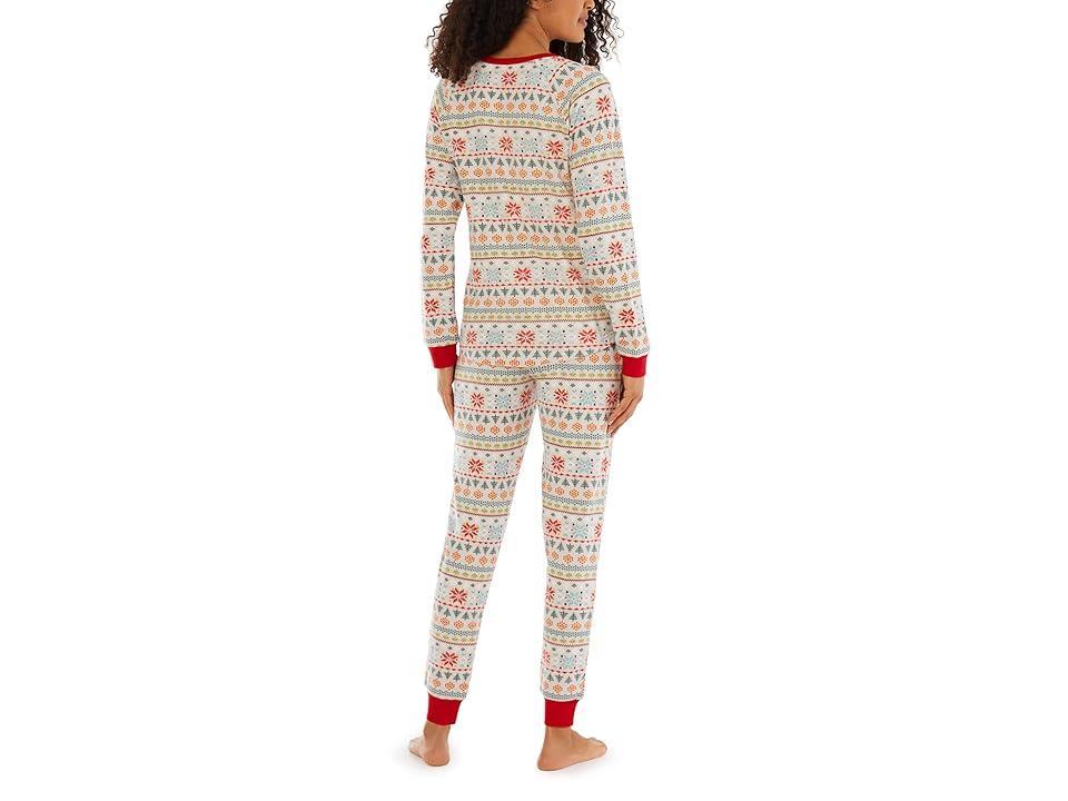 Pajamarama Nordic Fair Isle Long PJ Set (Nordic Fair Isle) Women's Pajama Sets Product Image