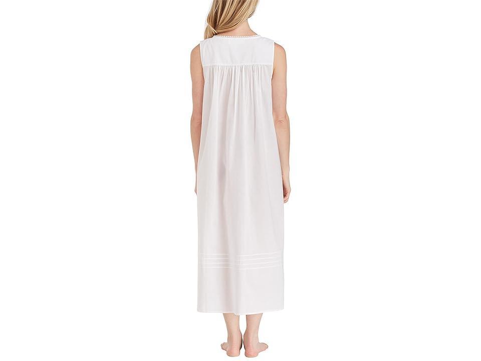 Eileen West Cotton Pintucked Lace Trim Ballet Nightgown Product Image