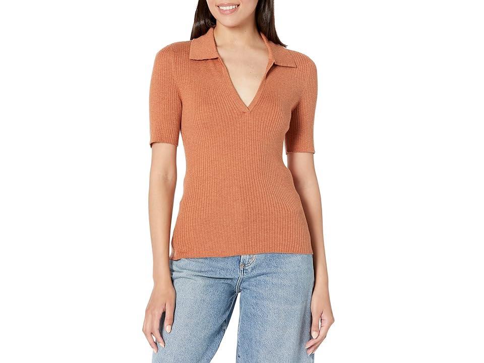 Paige Valencia Top (Cinnamon Sugar) Women's Clothing Product Image