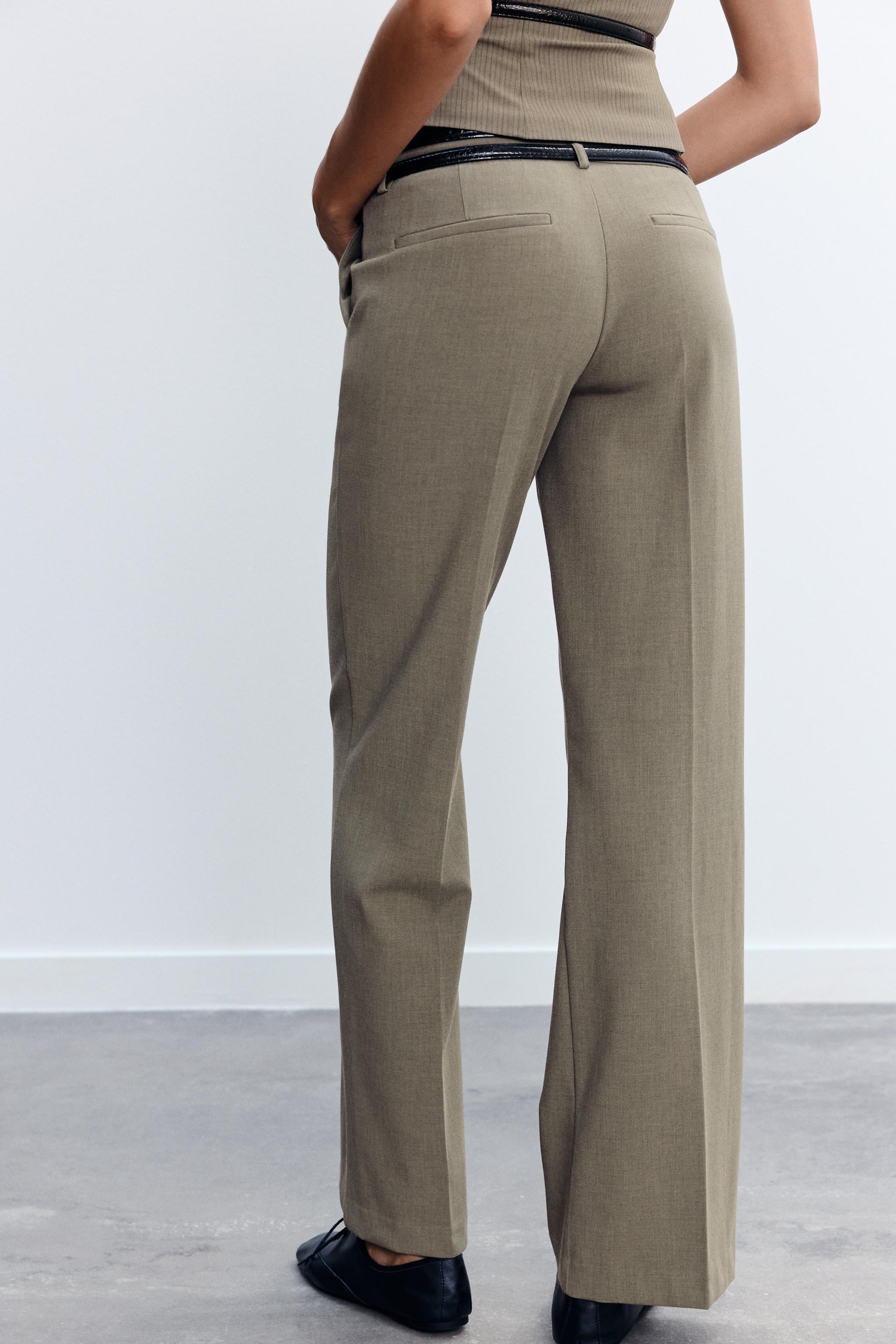 LOW-RISE DOUBLE BELT PANTS Product Image