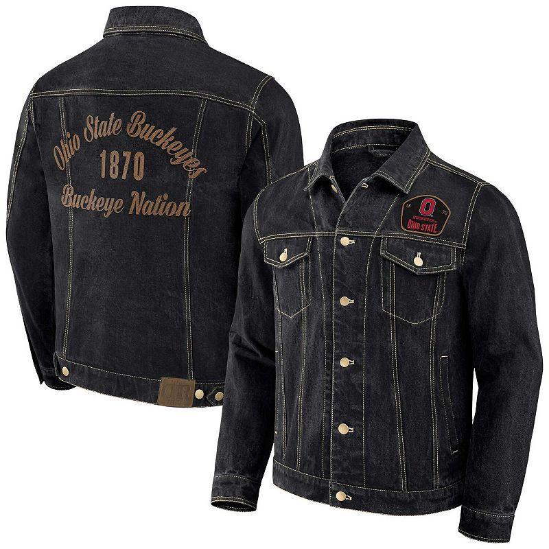 Mens Darius Rucker Collection by Fanatics Ohio State Buckeyes Button-Up Denim Jacket Product Image