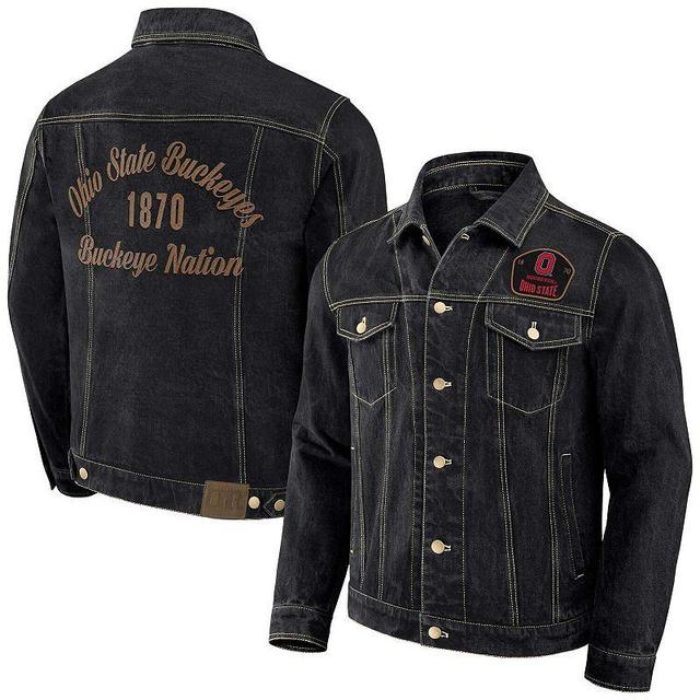 Mens Darius Rucker Collection by Fanatics Ohio State Buckeyes Button-Up Denim Jacket Product Image