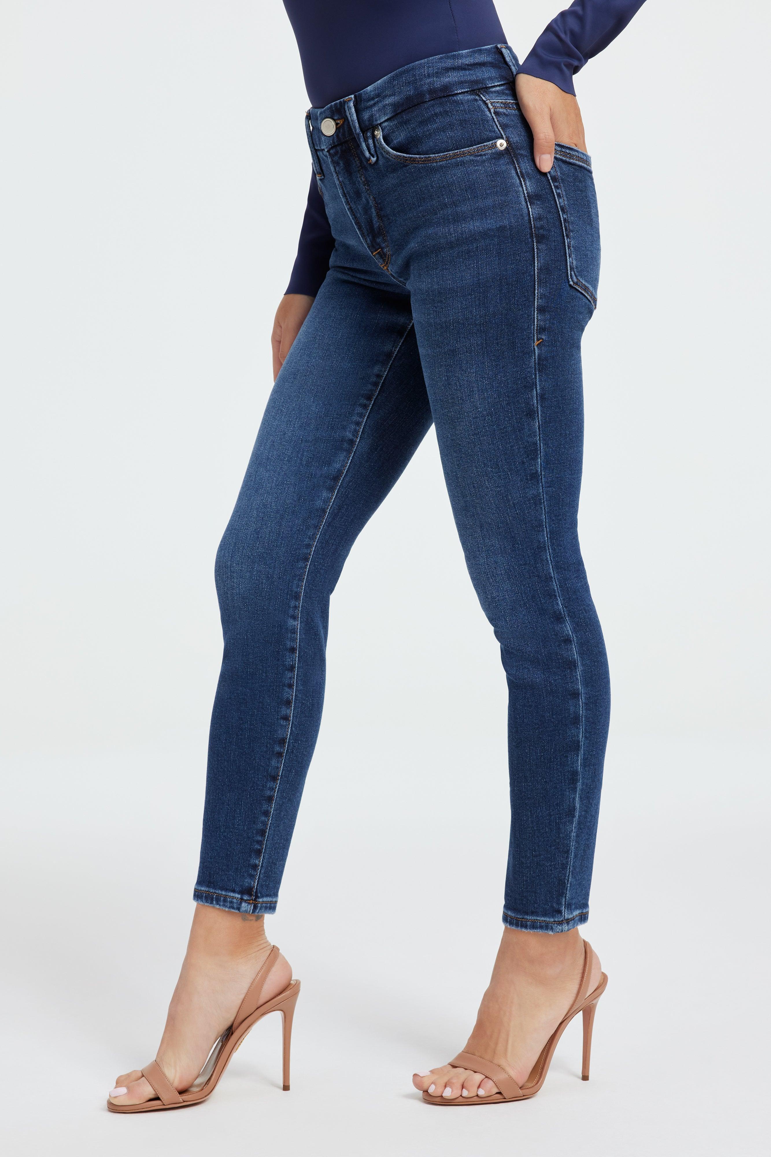 GOOD PETITE SKINNY JEANS | INDIGO312 Product Image