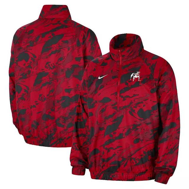 Mens Nike Georgia Bulldogs Anorak Half-Zip Jacket Product Image