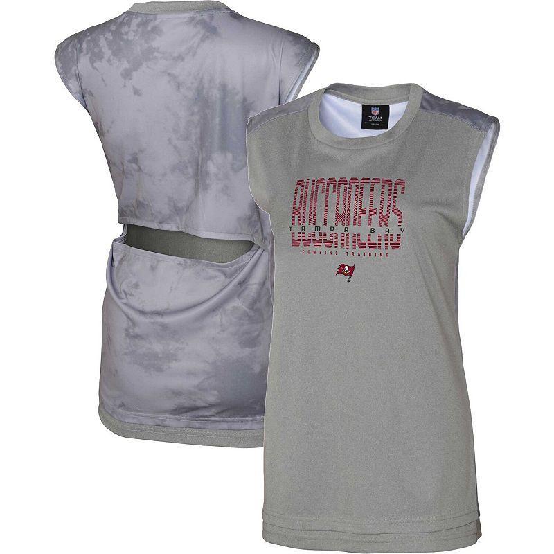 Womens Gray New England Patriots No Sweat Tank Top Product Image