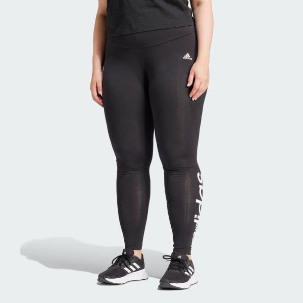 Essentials High-Waisted Logo Leggings (Plus Size) Product Image